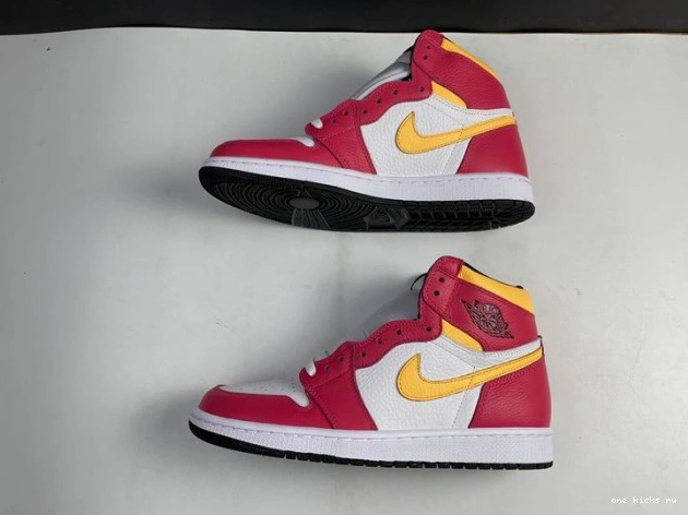 Rep Onekick Jordan 555088-603 Fusion High OGLight Air 1 Red 0810